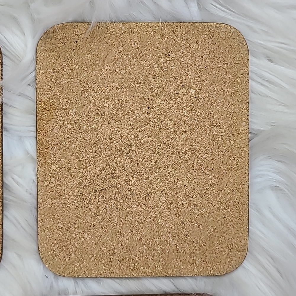 Coasters Set of 6 Burnt Orange Paisley Print Bohemian Style Home Decor Accent - Picture 4 of 4